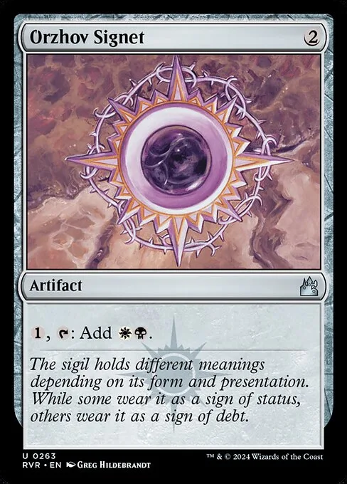 Orzhov Signet · Ravnica Remastered 263/531