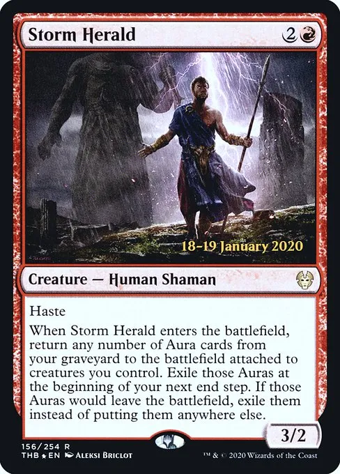 Storm Herald · Theros Beyond Death Promos 156s/137