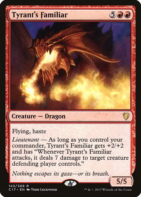 Tyrant's Familiar · Commander 2017 143/309