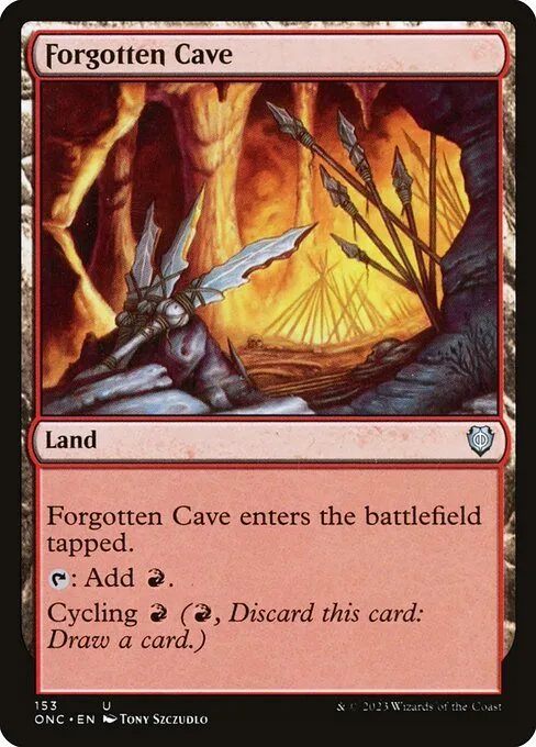 Forgotten Cave · Phyrexia: All Will Be One Commander 153/174