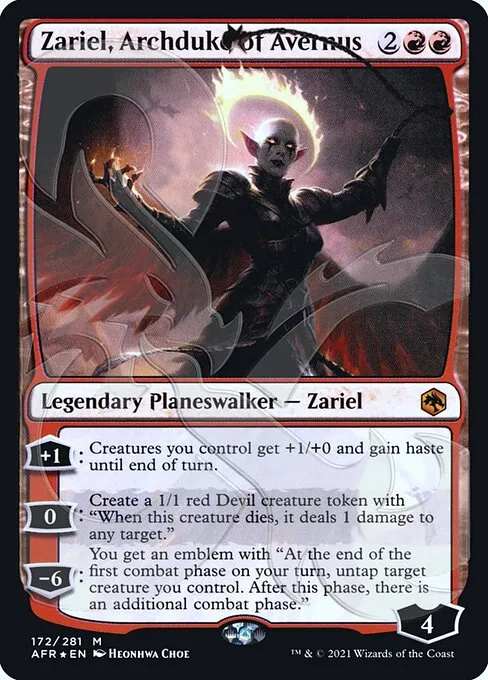 Zariel, Archduke of Avernus · Adventures in the Forgotten Realms Promos 172a/241