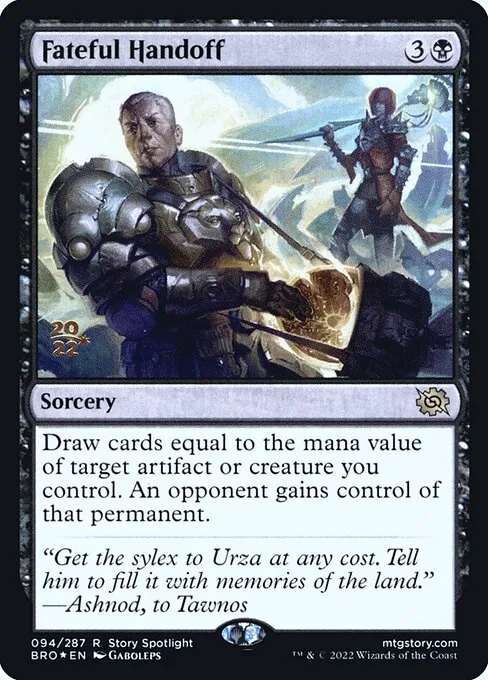 Fateful Handoff · The Brothers' War Promos 94s/171