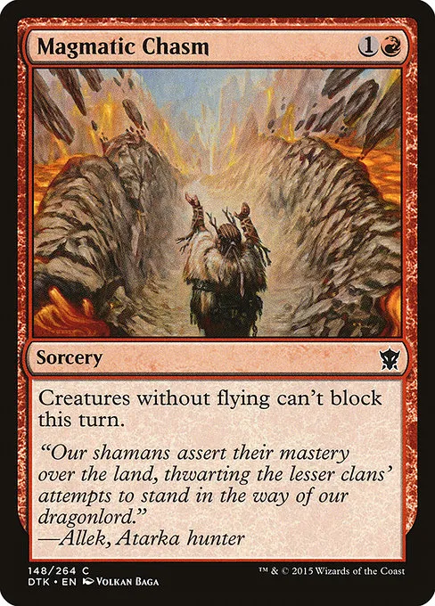Magmatic Chasm · Dragons of Tarkir 148/264