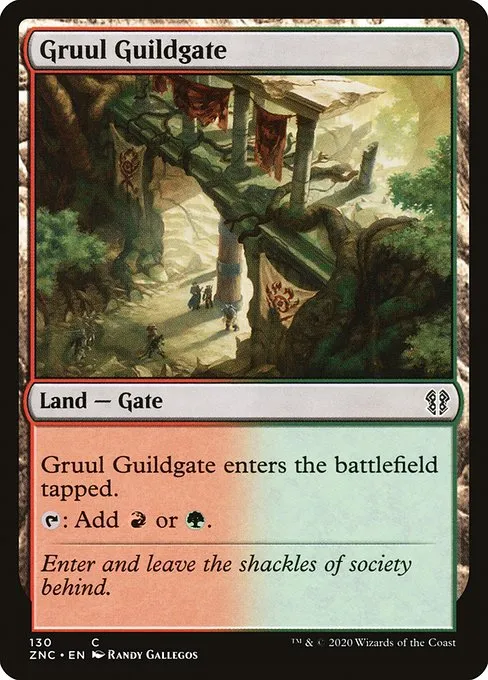 Gruul Guildgate · Zendikar Rising Commander 130/142