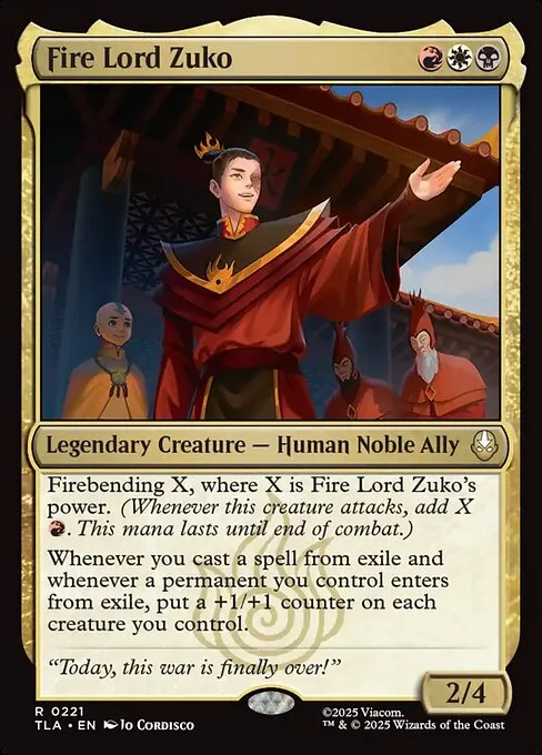 Fire Lord Zuko · Avatar: The Last Airbender 221/394