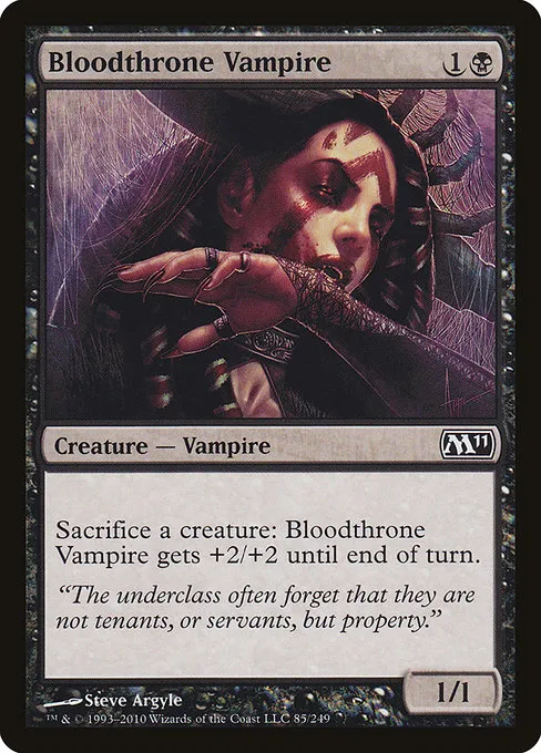 Bloodthrone Vampire · Magic 2011 85/249