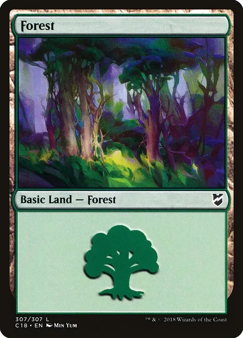 Forest · Commander 2018 307/307
