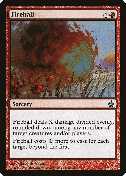 Fireball · Premium Deck Series: Fire and Lightning 27/34