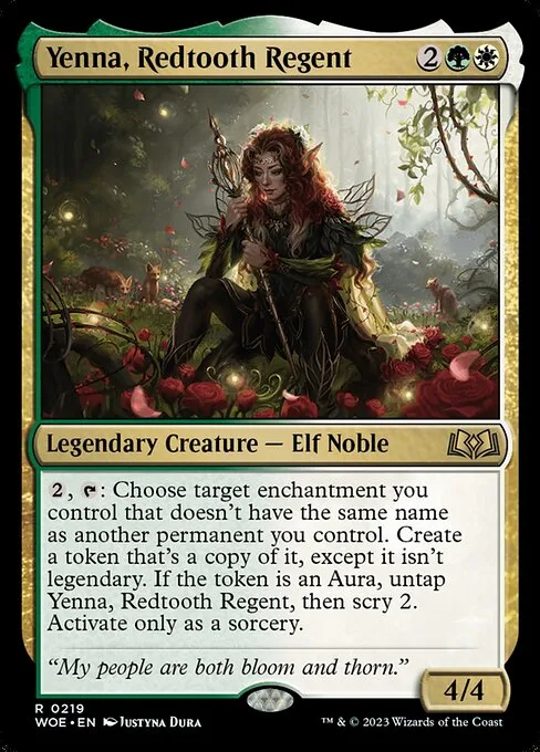 Yenna, Redtooth Regent · Wilds of Eldraine 219/381