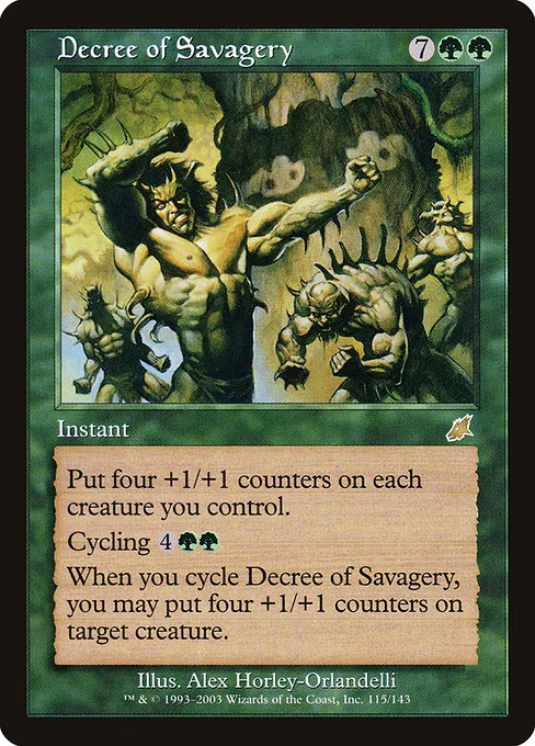 Decree of Savagery · Scourge 115/143