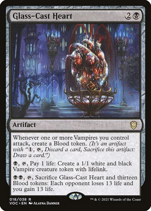 Glass-Cast Heart · Crimson Vow Commander 18/188
