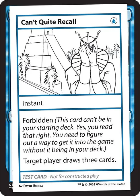 Can't Quite Recall · Mystery Booster 2 527/385