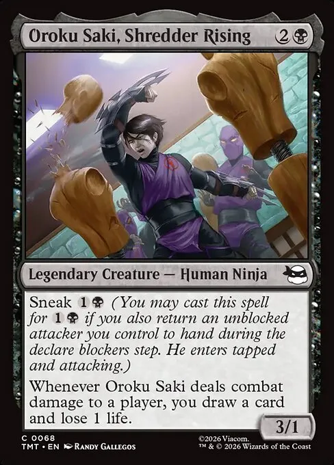 Oroku Saki, Shredder Rising · Teenage Mutant Ninja Turtles 68/320