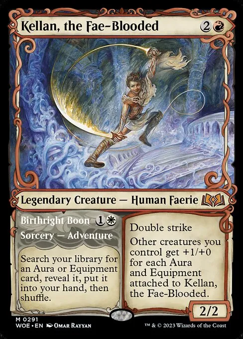 Kellan, the Fae-Blooded // Birthright Boon · Wilds of Eldraine 291/381