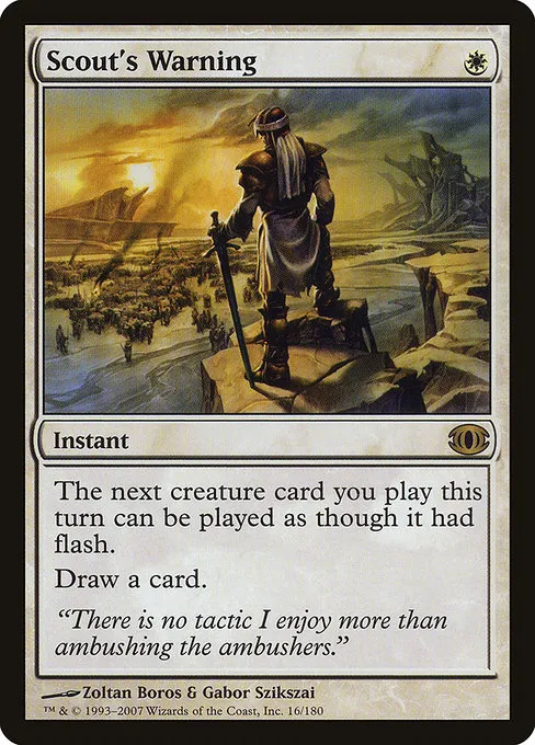 Scout's Warning · Future Sight 16/180