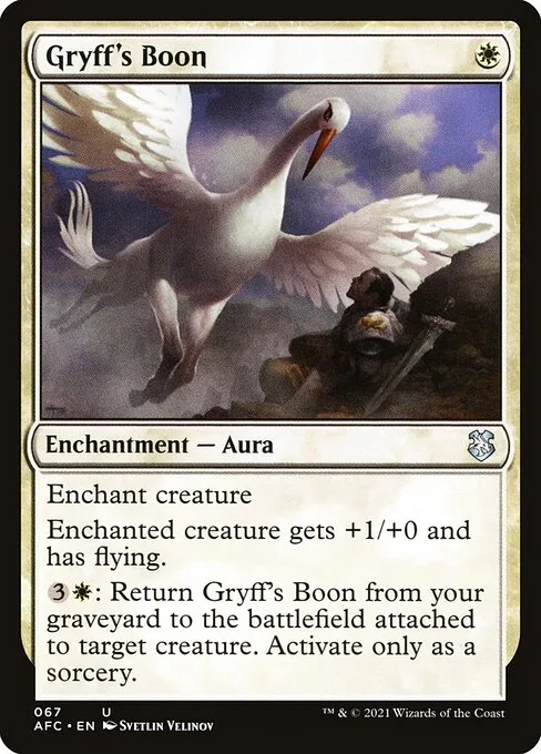 Gryff's Boon · Forgotten Realms Commander 67/331