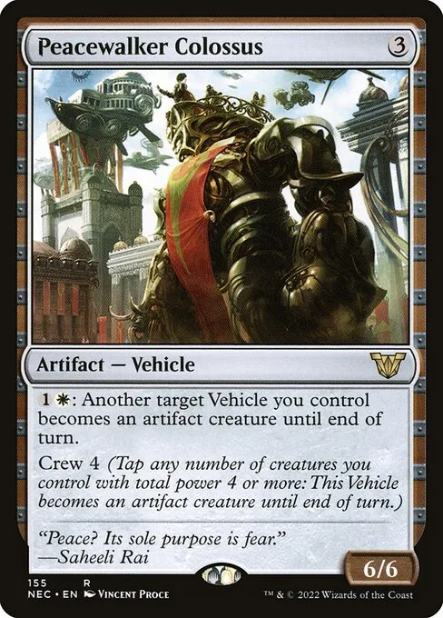 Peacewalker Colossus · Neon Dynasty Commander 155/179