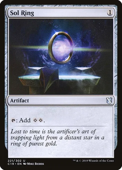 Sol Ring · Commander 2019 221/302