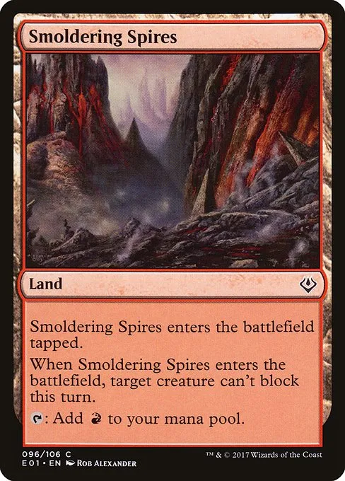 Smoldering Spires · Archenemy: Nicol Bolas 96/106
