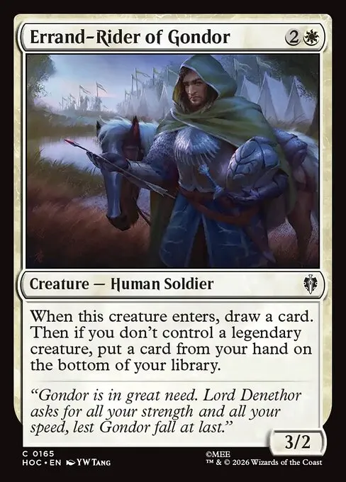Errand-Rider of Gondor · The Hobbit Commander 165/7