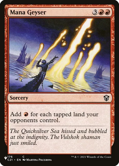 Mana Geyser · The List C21-176/5050
