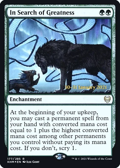 In Search of Greatness · Kaldheim Promos 177s/158