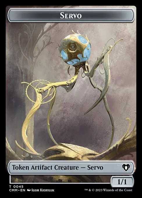 Servo · Commander Masters Tokens 45/81