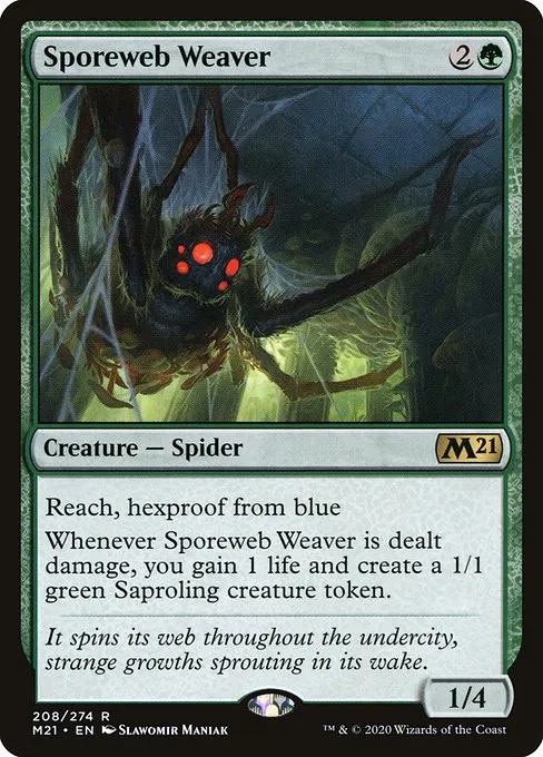 Sporeweb Weaver · Core Set 2021 208/397