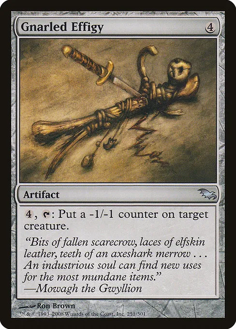 Gnarled Effigy · Shadowmoor 251/302