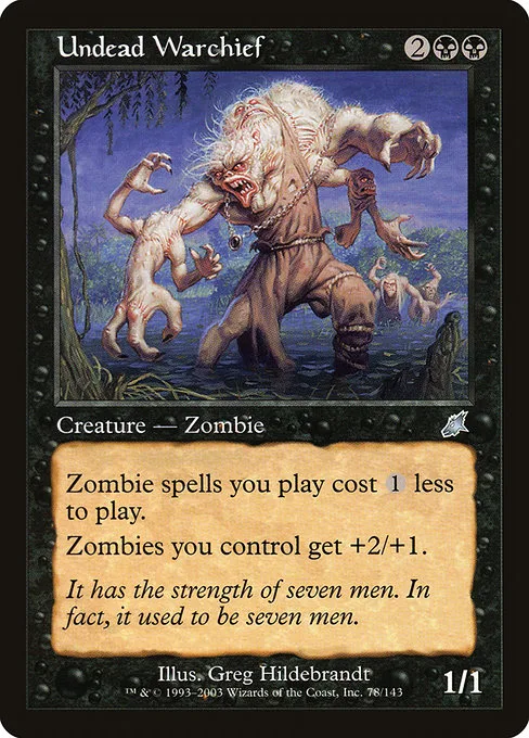 Undead Warchief · Scourge 78/143