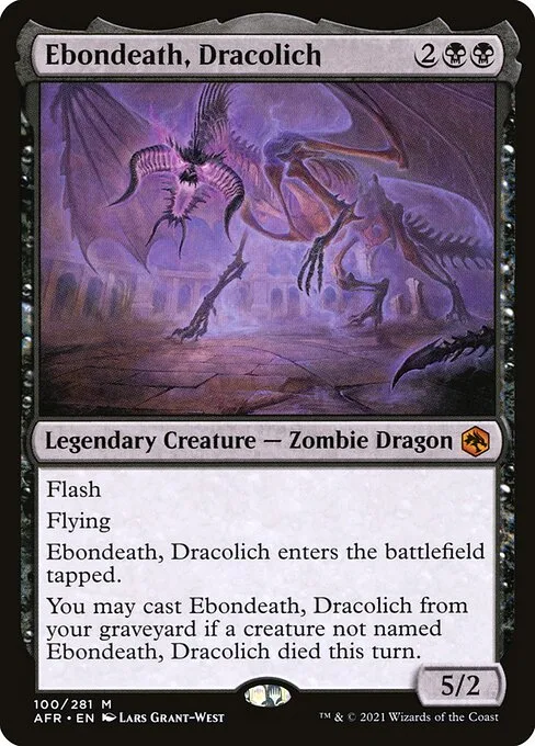Ebondeath, Dracolich · Adventures in the Forgotten Realms 100/424