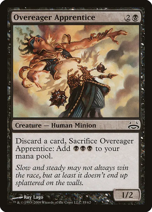 Overeager Apprentice · Duel Decks: Divine vs. Demonic 35/62