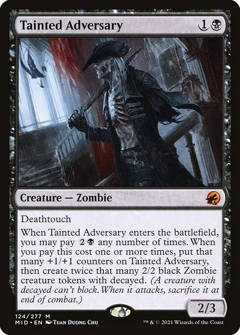 Tainted Adversary · Innistrad: Midnight Hunt 124/399