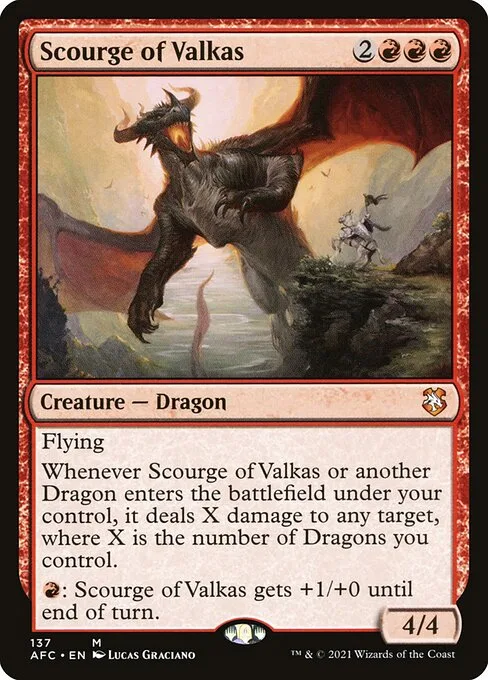 Scourge of Valkas · Forgotten Realms Commander 137/331