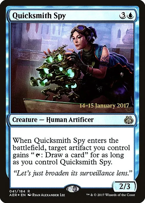 Quicksmith Spy · Aether Revolt Promos 41s/65