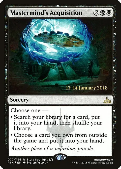 Mastermind's Acquisition · Rivals of Ixalan Promos 77s/98