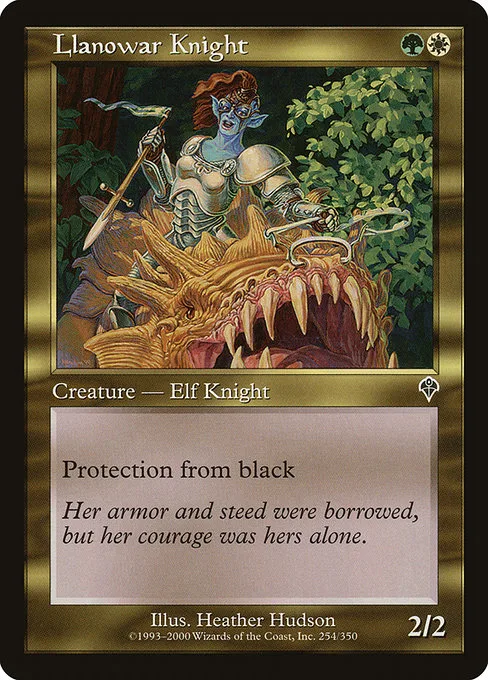Llanowar Knight · Invasion 254/354