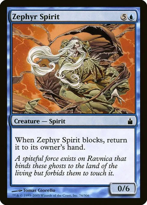 Zephyr Spirit · Ravnica: City of Guilds 76/306