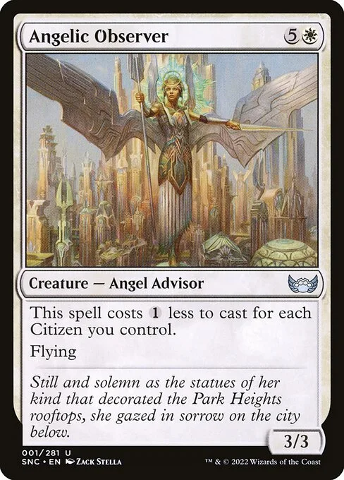 Angelic Observer · Streets of New Capenna 1/513