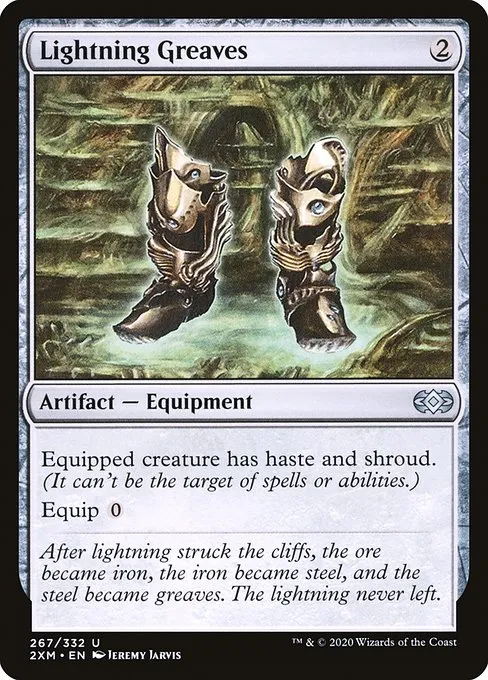 Lightning Greaves · Double Masters 267/384
