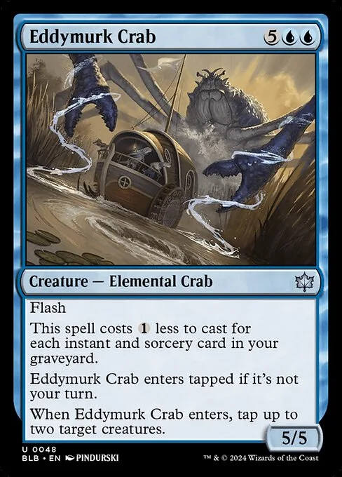 Eddymurk Crab · Bloomburrow 48/398