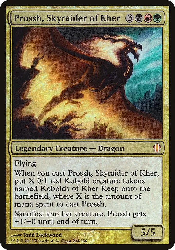 Prossh, Skyraider of Kher · Commander 2013 Oversized 204/15