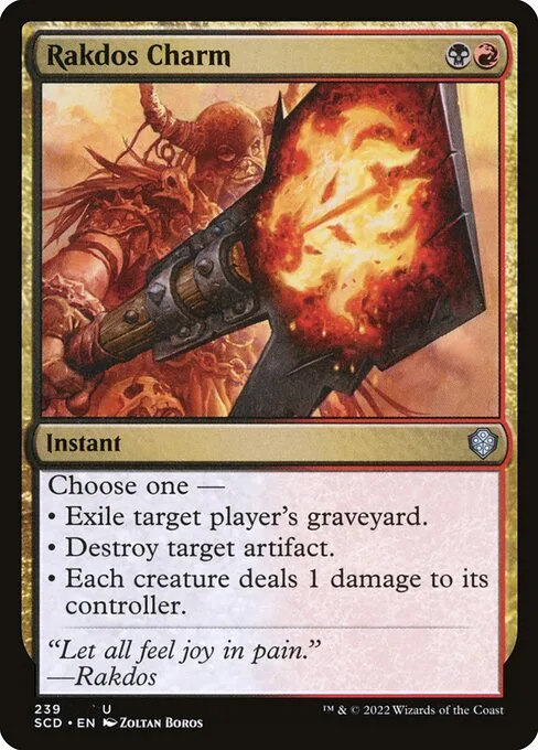 Rakdos Charm · Starter Commander Decks 239/352