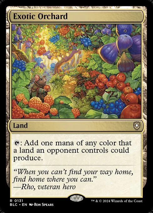 Exotic Orchard · Bloomburrow Commander 131/356
