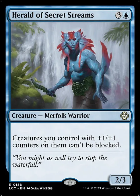 Herald of Secret Streams · The Lost Caverns of Ixalan Commander 158/370