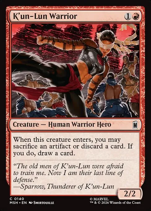 K'un-Lun Warrior · Marvel Super Heroes 140/24