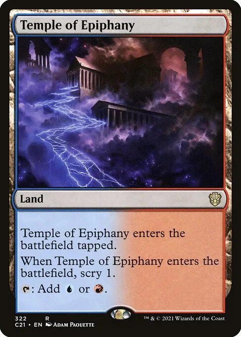 Temple of Epiphany · Commander 2021 322/409