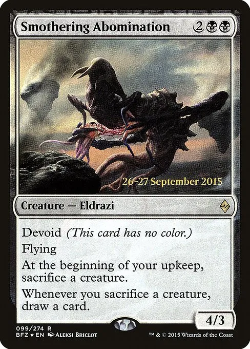 Smothering Abomination · Battle for Zendikar Promos 99s/90