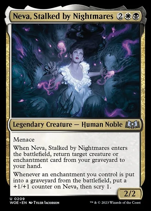 Neva, Stalked by Nightmares · Wilds of Eldraine 209/381