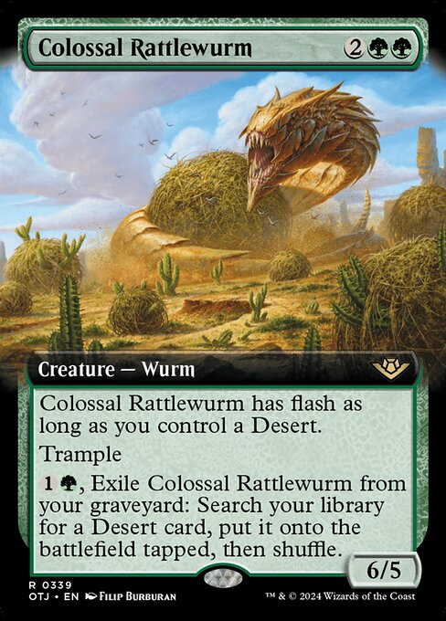 Colossal Rattlewurm · Outlaws of Thunder Junction 339/374